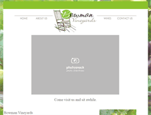 Tablet Screenshot of bowmanvineyards.com